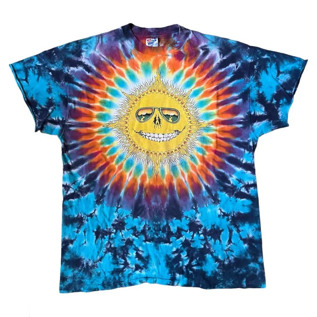 Vintage 90s deals tye dye grateful dead t shirt promo